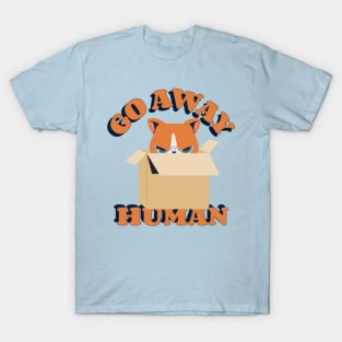 Go Away Human Cat T-Shirt